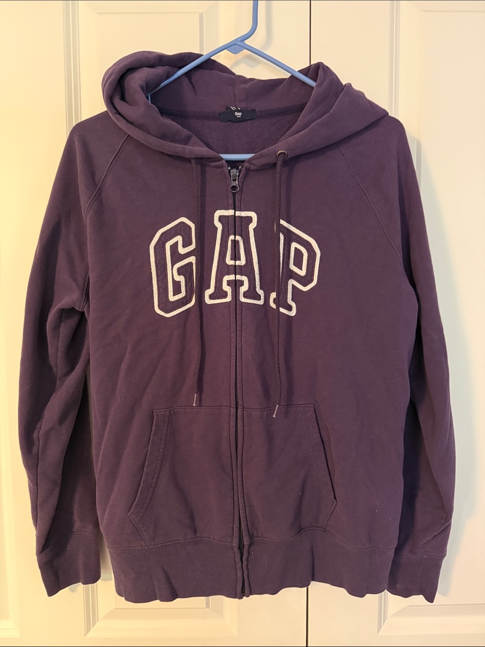 GAP Kids Dark Purple Full-Zip Hoodie